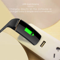 HKM-851283 Smart Bracelet Watch with Heart Rate Monitor, Blood Pressure Tracker, and Pedometer - Compatible with iPhone and Android