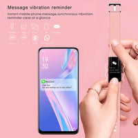 HKM-851283 Smart Bracelet Watch with Heart Rate Monitor, Blood Pressure Tracker, and Pedometer - Compatible with iPhone and Android