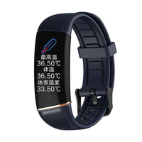 HKM-851283 Smart Bracelet Watch with Heart Rate Monitor, Blood Pressure Tracker, and Pedometer - Compatible with iPhone and Android