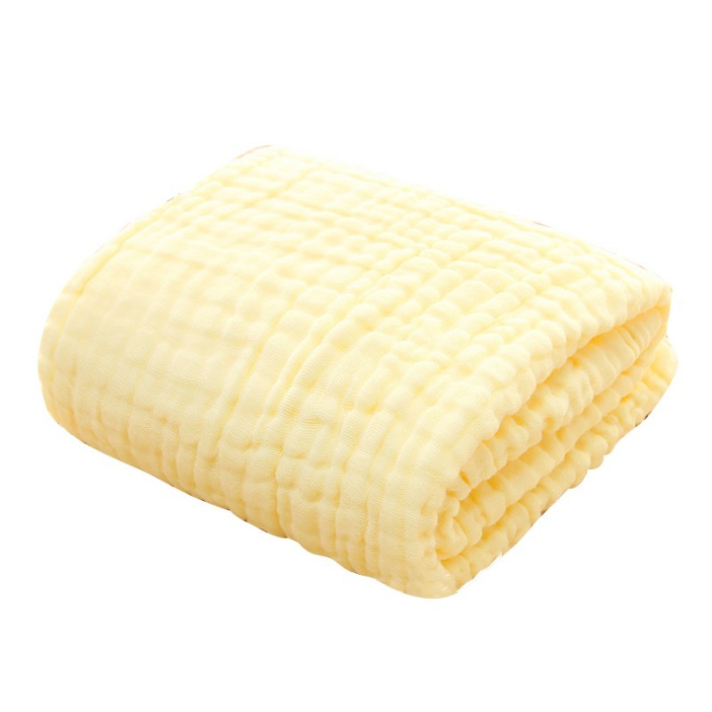 HKM-851347 Soft Plain Gauze Bath Towel for Casual Use – 110x110cm
