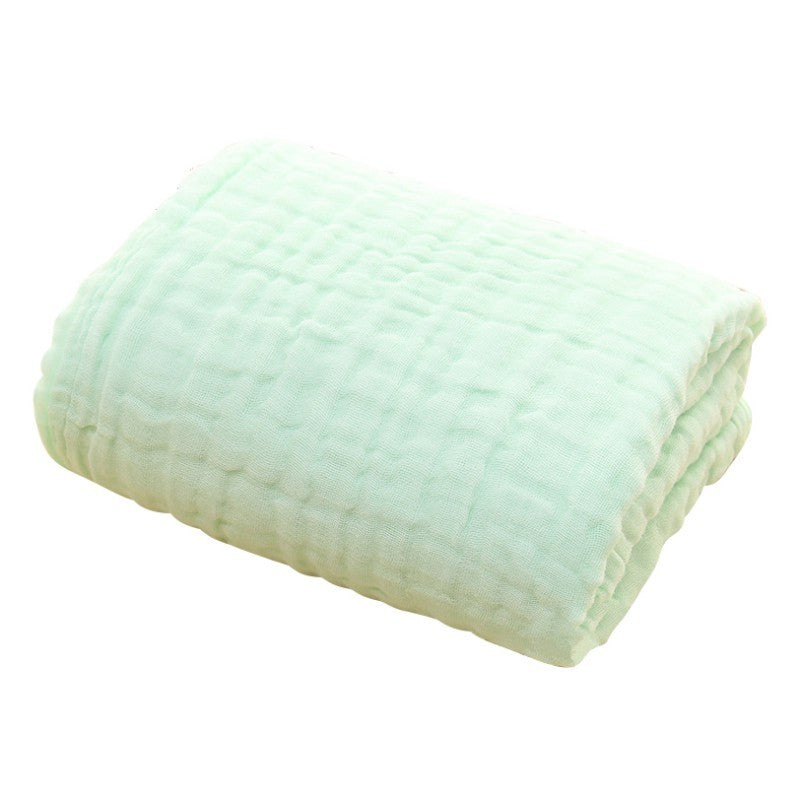 HKM-851347 Soft Plain Gauze Bath Towel for Casual Use – 110x110cm