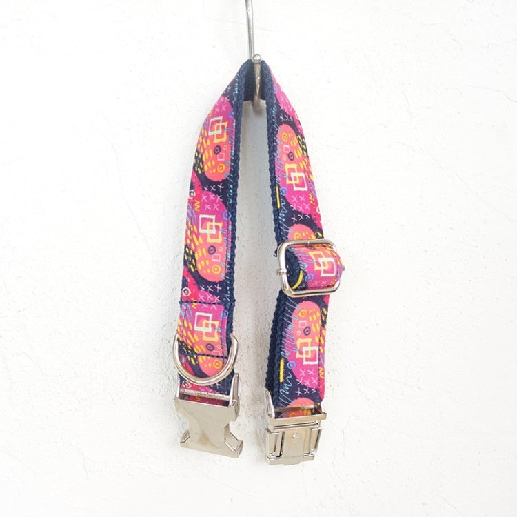 HKM-851475 Alloy buckle high quality traction collar