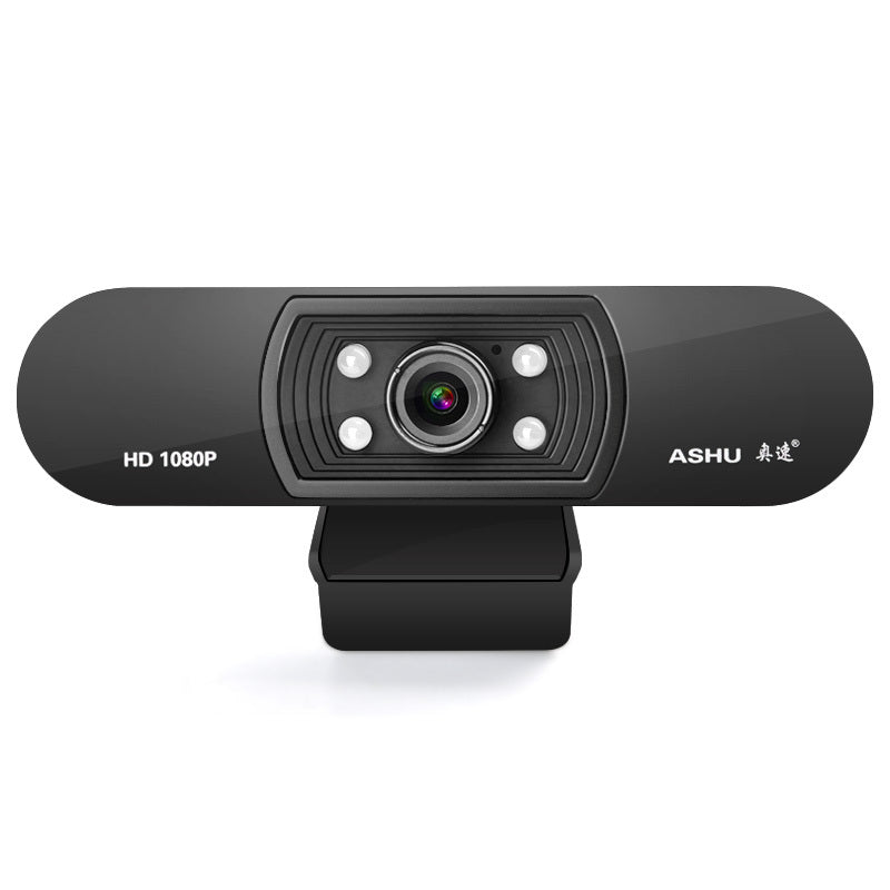 HKM-851475 HD Webcam with Built-in Microphone, 1920x1080 Resolution, 85° Rotatable Lens, Compatible with Various Video Conferencing Applications