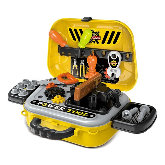 KTX-851603 Children's Pretend Play Backpack Tool Set for Ages 2 to 7 - Fun Repair Toy Kit