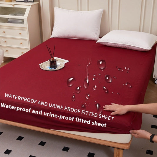 HKM-851603 Solid Color Cotton Mattress Cover Set in Multiple Sizes