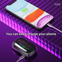 HKM-851667 Wireless Bluetooth Headset TWS with Charging Case and Long Battery Life