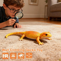 HKM-851731 Remote Control Wall Climbing Gecko Robot for Kids - Rechargeable, Indoor/Outdoor Fun