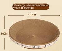 HKM-851795 Integrated Cat Scratch Board and Nest - Corrugated Paper, Multiple Sizes Available