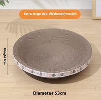 HKM-851795 Integrated Cat Scratch Board and Nest - Corrugated Paper, Multiple Sizes Available