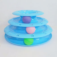 HKM-852115 Interactive Cat Turntable Toy - Engaging Learning Tool for Feline Fun (24.5*13cm)