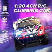 HKM-852179 1:20 Scale All-Terrain Remote Control Climbing Car with LED Lights