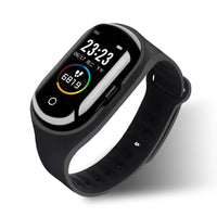 HKM-852435 Smart Bracelet with Wireless Earphones - 1 Inch Display, 130mAh Battery, Silicone Wristband, USB 2.0 Connectivity