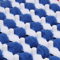 HKM-852563 Slow Feed Sniffing Mat for Dogs - Shaker Velvet Chew Toy, 30x30x5cm, 520g