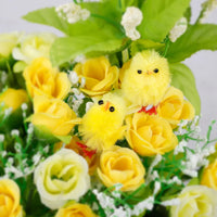 HKM-852755 Adorable Mini Plush Easter Chick Decorations for Home and Party Use, Ideal for All Ages