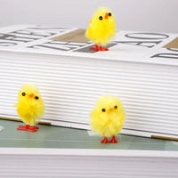HKM-852755 Adorable Mini Plush Easter Chick Decorations for Home and Party Use, Ideal for All Ages