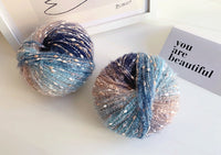 HKM-852755 Gradient Polka Dot Mohair Yarn - Soft Acrylic Blend, 50g
