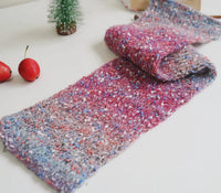 HKM-852755 Gradient Polka Dot Mohair Yarn - Soft Acrylic Blend, 50g