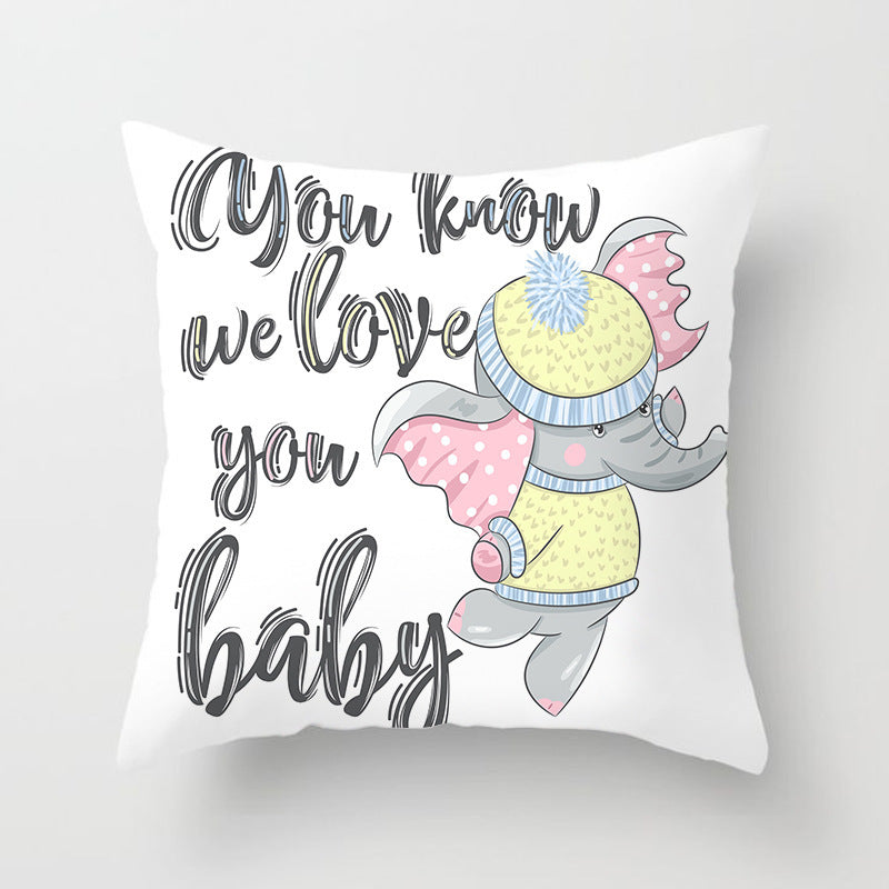 HKM-852819 Linen Peach Skin Super Soft Cushion Cover, 45x45cm Brushed Cloth with PP Cotton Filling