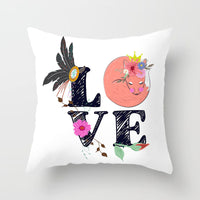 HKM-852819 Linen Peach Skin Super Soft Cushion Cover, 45x45cm Brushed Cloth with PP Cotton Filling
