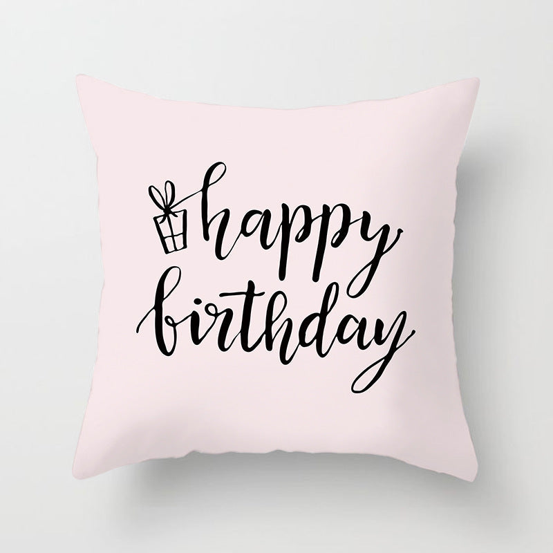 HKM-852819 Linen Peach Skin Super Soft Cushion Cover, 45x45cm Brushed Cloth with PP Cotton Filling
