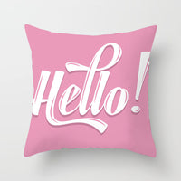 HKM-852819 Linen Peach Skin Super Soft Cushion Cover, 45x45cm Brushed Cloth with PP Cotton Filling