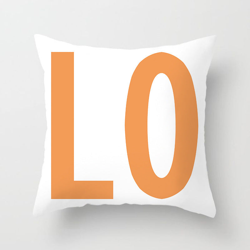 HKM-852819 Linen Peach Skin Super Soft Cushion Cover, 45x45cm Brushed Cloth with PP Cotton Filling