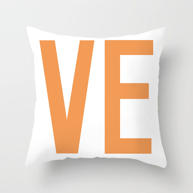 HKM-852819 Linen Peach Skin Super Soft Cushion Cover, 45x45cm Brushed Cloth with PP Cotton Filling