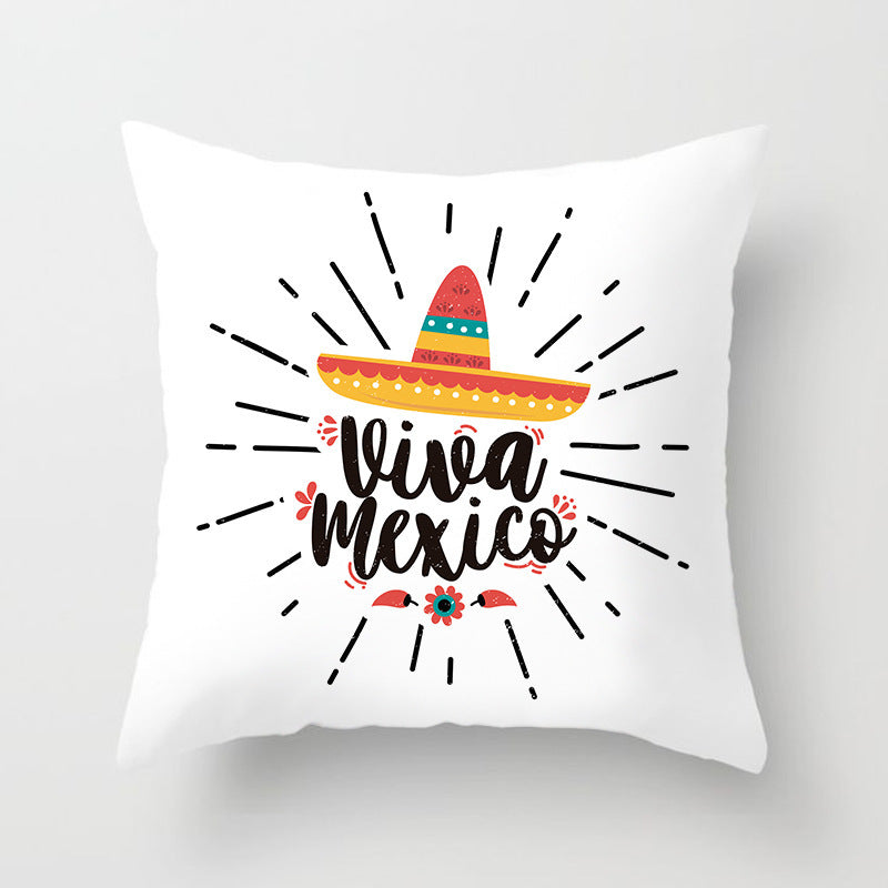 HKM-852819 Linen Peach Skin Super Soft Cushion Cover, 45x45cm Brushed Cloth with PP Cotton Filling