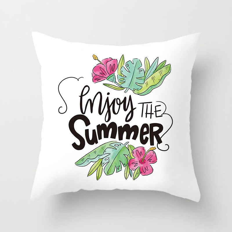 HKM-852819 Linen Peach Skin Super Soft Cushion Cover, 45x45cm Brushed Cloth with PP Cotton Filling