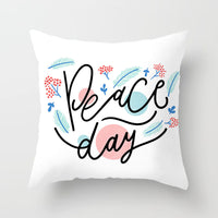 HKM-852819 Linen Peach Skin Super Soft Cushion Cover, 45x45cm Brushed Cloth with PP Cotton Filling