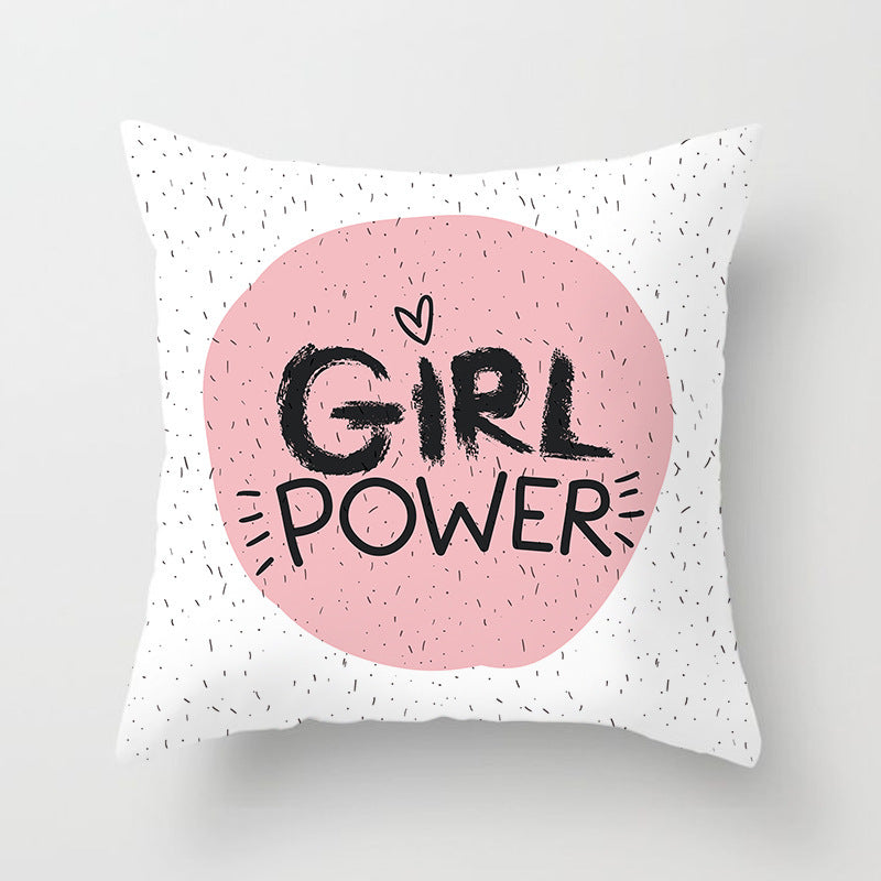 HKM-852819 Linen Peach Skin Super Soft Cushion Cover, 45x45cm Brushed Cloth with PP Cotton Filling