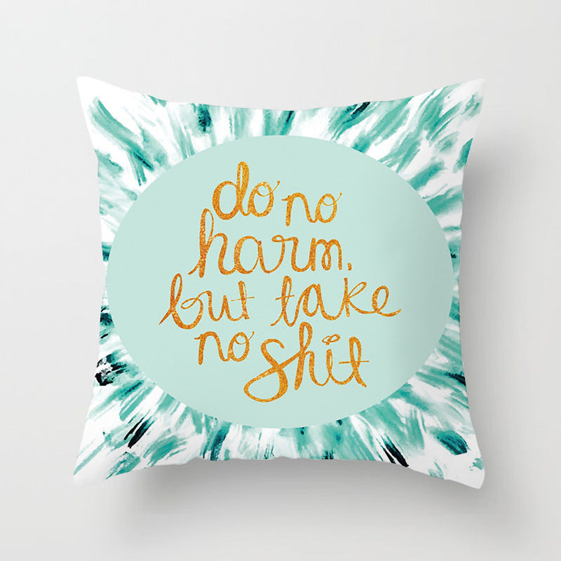 HKM-852819 Linen Peach Skin Super Soft Cushion Cover, 45x45cm Brushed Cloth with PP Cotton Filling