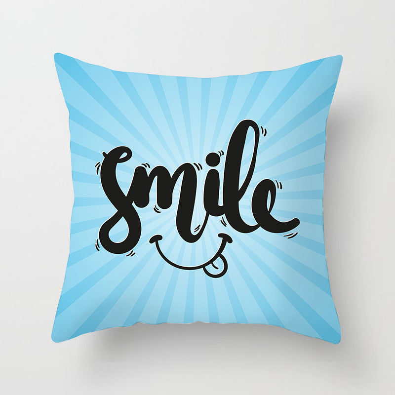 HKM-852819 Linen Peach Skin Super Soft Cushion Cover, 45x45cm Brushed Cloth with PP Cotton Filling