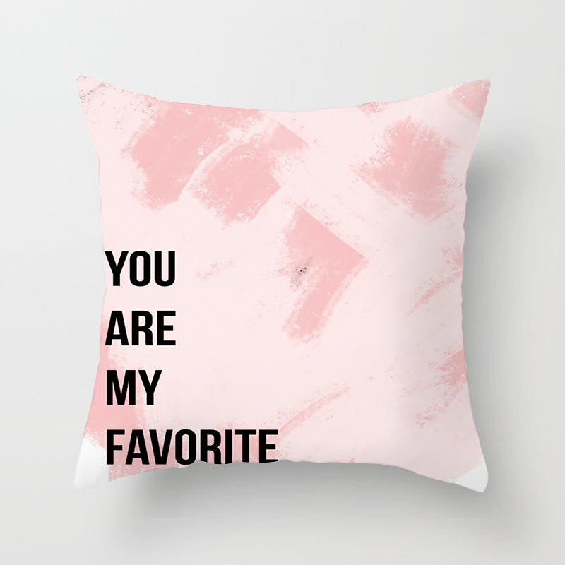 HKM-852819 Linen Peach Skin Super Soft Cushion Cover, 45x45cm Brushed Cloth with PP Cotton Filling