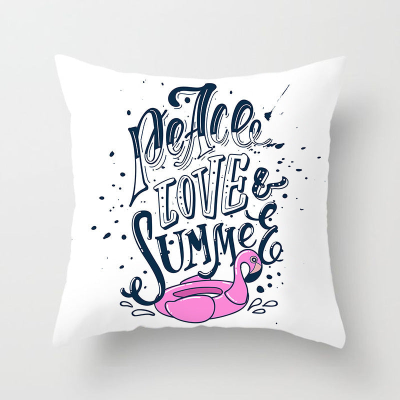 HKM-852819 Linen Peach Skin Super Soft Cushion Cover, 45x45cm Brushed Cloth with PP Cotton Filling