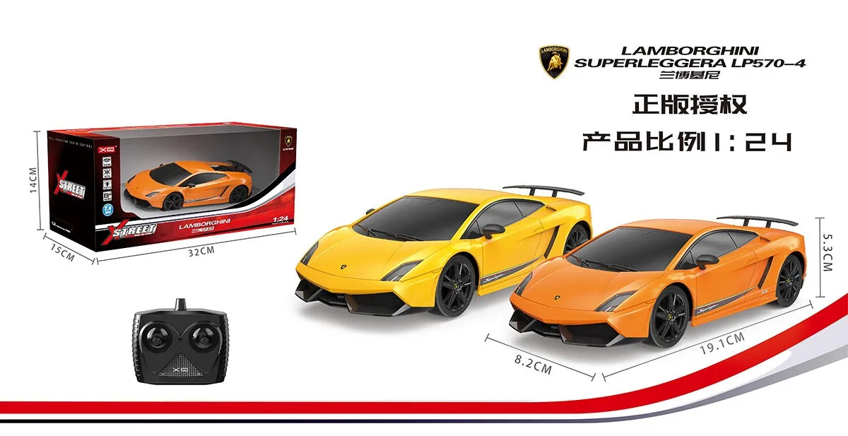 HKM-852883 Remote Control High Speed 1:24 Drift Car with 30M Range for Ages 8 and Up