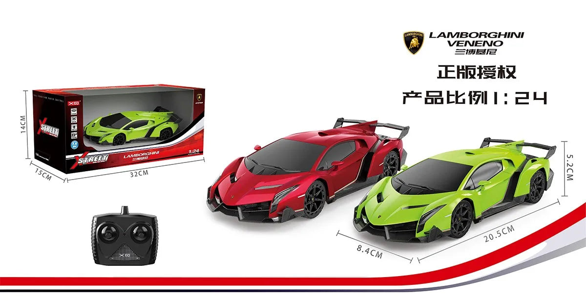 HKM-852883 Remote Control High Speed 1:24 Drift Car with 30M Range for Ages 8 and Up
