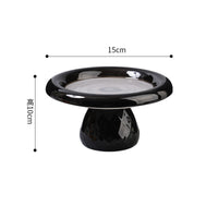 HKM-852947 Large Ceramic Cat Bowl with Anti-Tip Design, Ideal for Canned Food and Snacks