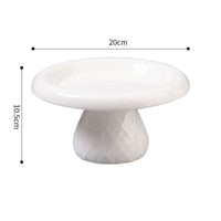 HKM-852947 Large Ceramic Cat Bowl with Anti-Tip Design, Ideal for Canned Food and Snacks