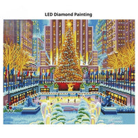 HKM-853011 DIY Full Diamond Painting Kit with Solid Wood Frame - 40X50cm Resin Drill Bits