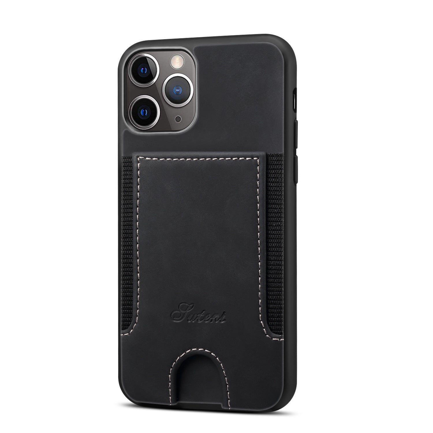 HKM-853011 Multi-Card Protective Holster Case for iPhone 12 Mini, 12, 12 Pro, 12 Pro Max, 11, 11 Pro, and 11 Pro Max - Handmade Design