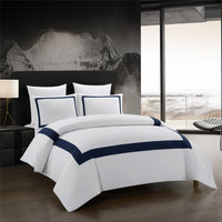 HKM-853075 Elegant Hotel Style Three-Piece Home Textile Set with Plain Weave Polyester Fabric