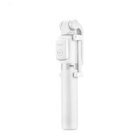 HKM-853139 Bluetooth Wireless Selfie Stick Tripod Compatible with iPhone Models, Mini Tripod, Maximum Extension 660 mm, Folding Length 186 mm, Black/White