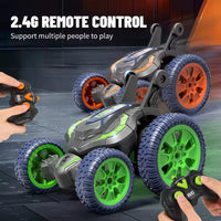HKM-853331 Dual-Sided Remote Control Stunt Car with 360° Flipping and Folding Design