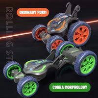 HKM-853331 Dual-Sided Remote Control Stunt Car with 360° Flipping and Folding Design