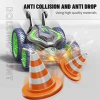 HKM-853331 Dual-Sided Remote Control Stunt Car with 360° Flipping and Folding Design