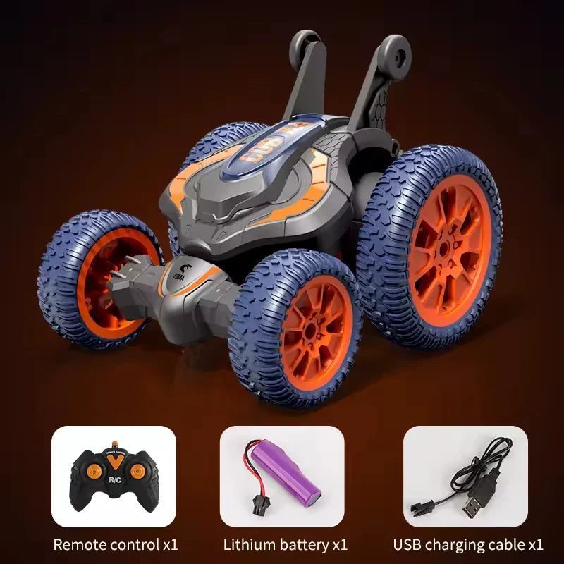 HKM-853331 Dual-Sided Remote Control Stunt Car with 360° Flipping and Folding Design