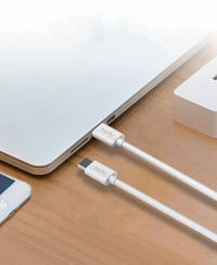 HKM-853459 Fast Charging C-Lightning Data Cable - 1m & 2m Lengths, PVC Material, 3000mA Current