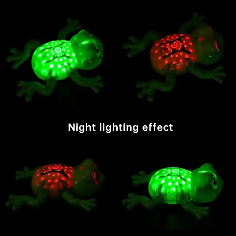 HKM-853715 Electric Frog Toy with Music and Colorful Lights - 360° Rotating, Obstacle Avoidance for Children