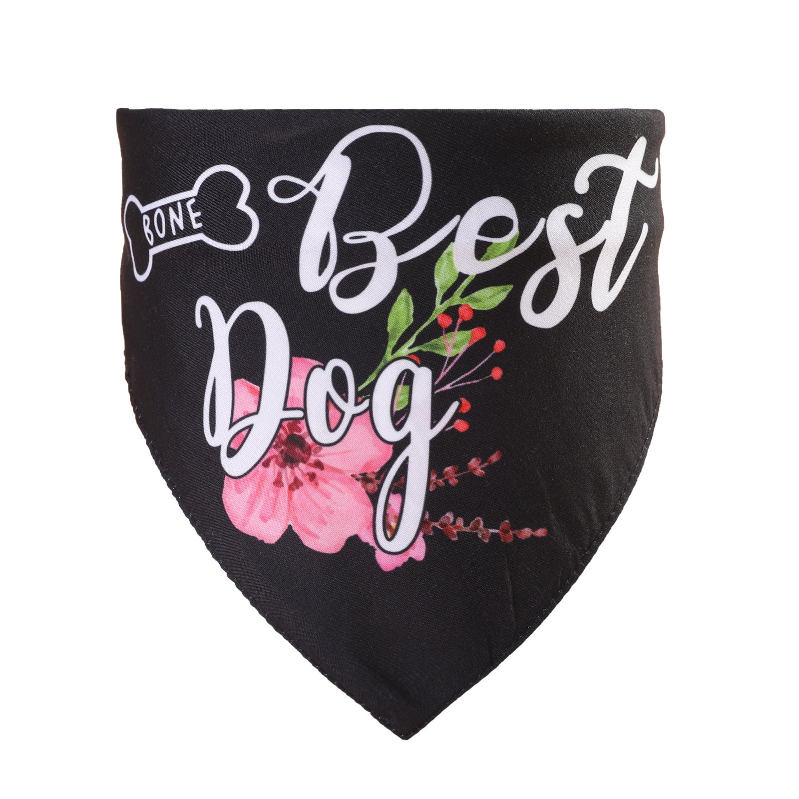 HKM-853779 Double-Layer Polyester Wedding Season Pet Saliva Towel for Neck 25-48CM